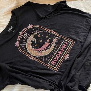 Torrid Black Scorpio Graphic Tee